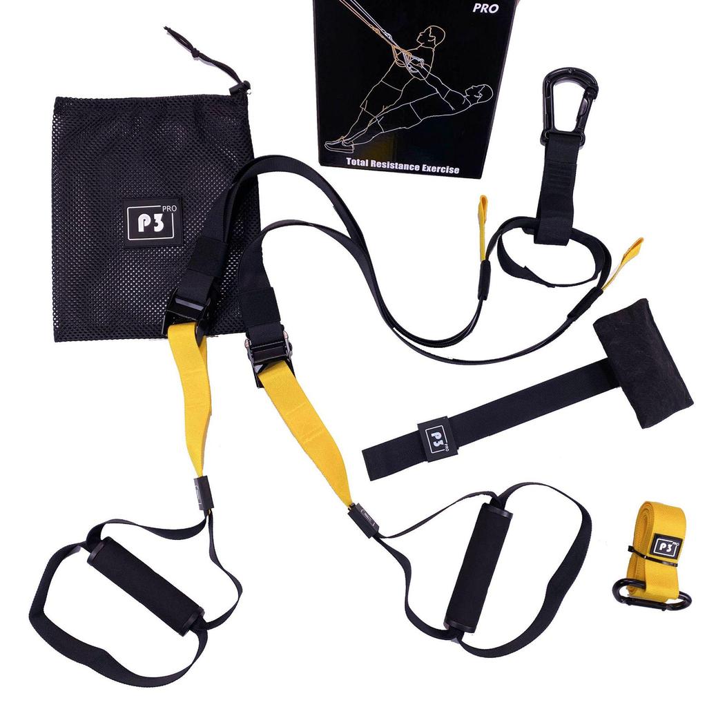 TRX7 Suspension and Yoga Resistance Band – Fitness & Abdominal Trainer for Home Use