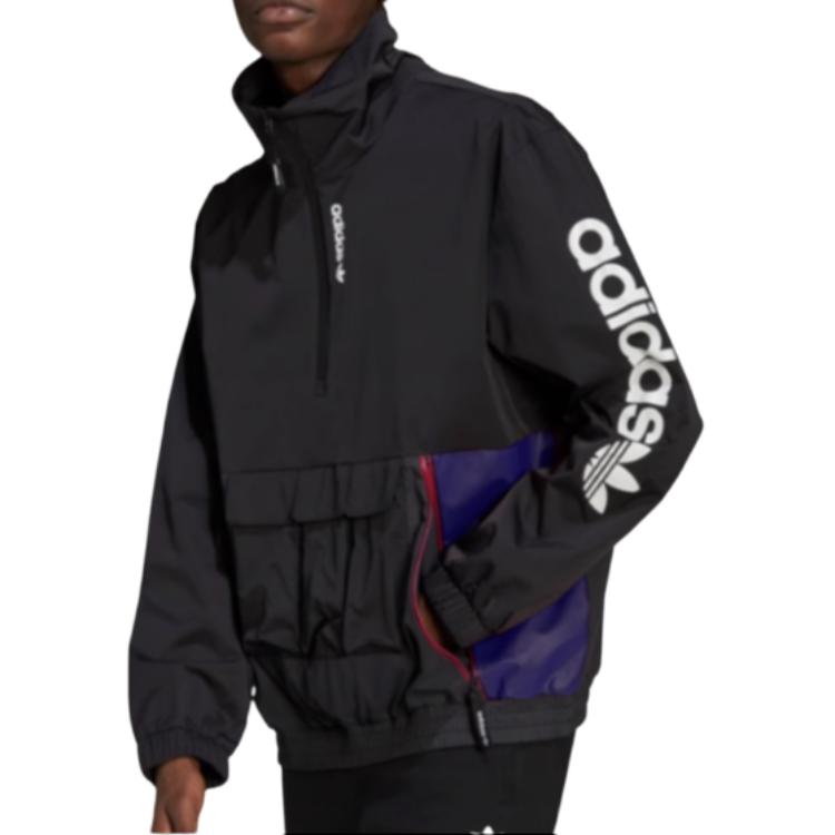 Adidas Originals G Outd Wb Jackets Men's Black Stand Collar Moderate Other H09356