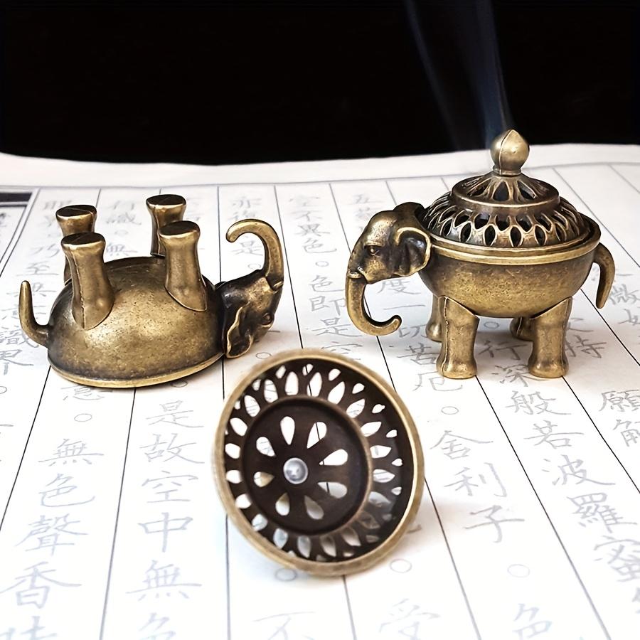 1Pc Auspicious Incense Burner, suitable for yoga, meditation, tea room decoration ornaments, suitable for Home Decor