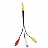 3 RCA Female RCA Cable Stereo 3.5mm Aux Male Durale AV Adapter Cable  Audio Video AV