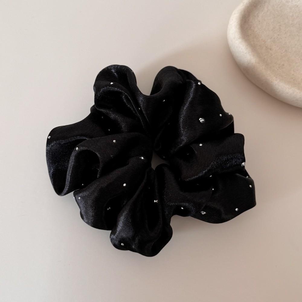 

Large Size Elastic Hair Ties Multi Color Hair Rope Classic Hair Bands Women чёрный