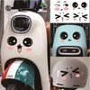 1 Sheet Helmet Electric Car Smiling Face Decals Chiikawa Emoticon Sticker Air Conditioner Diy Decorative Stickers