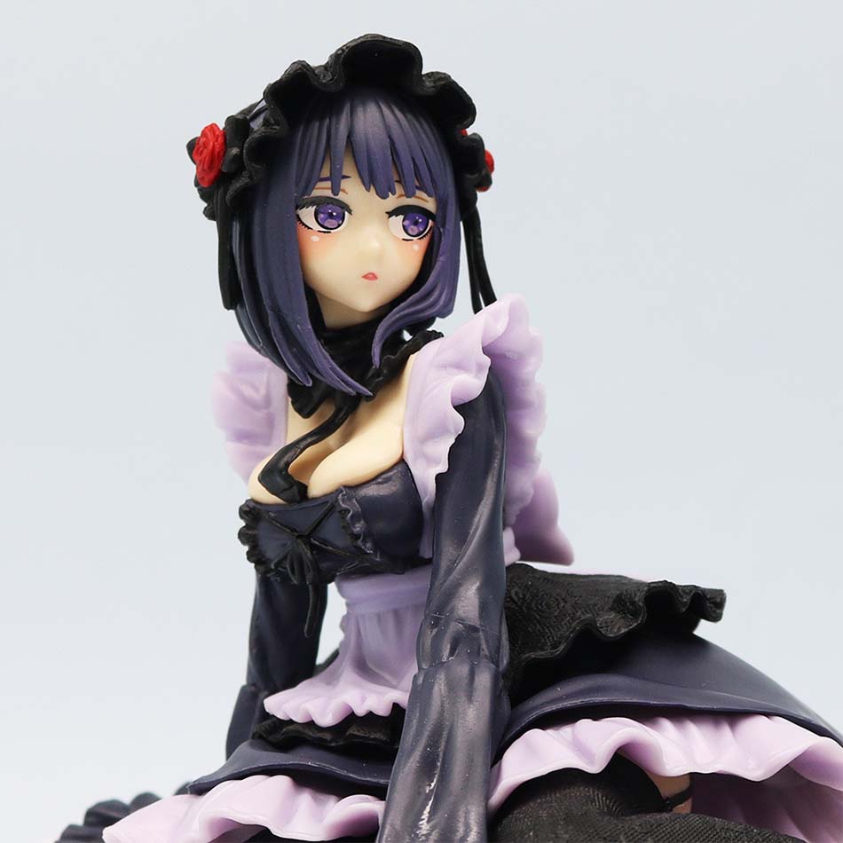19cm My Dress-Up Darling Anime Figure Black Maid Outfit Kitagawa Marin Action Figure Shizuku Kuroe Figurine Collection Model Toy