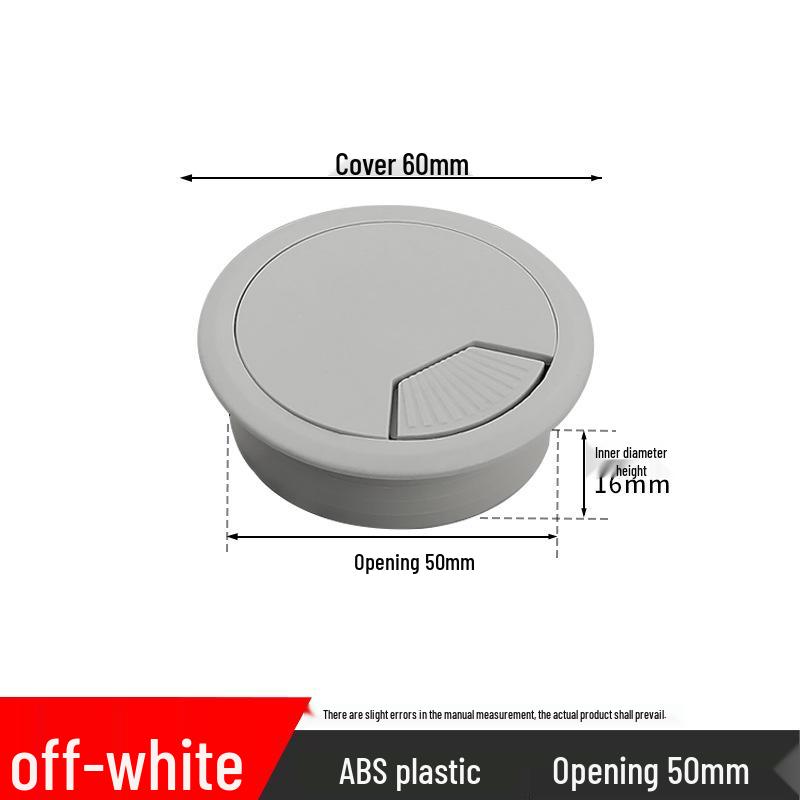 Desktop Cable Grommet Cover: Office Desk Cable Management  Decoration