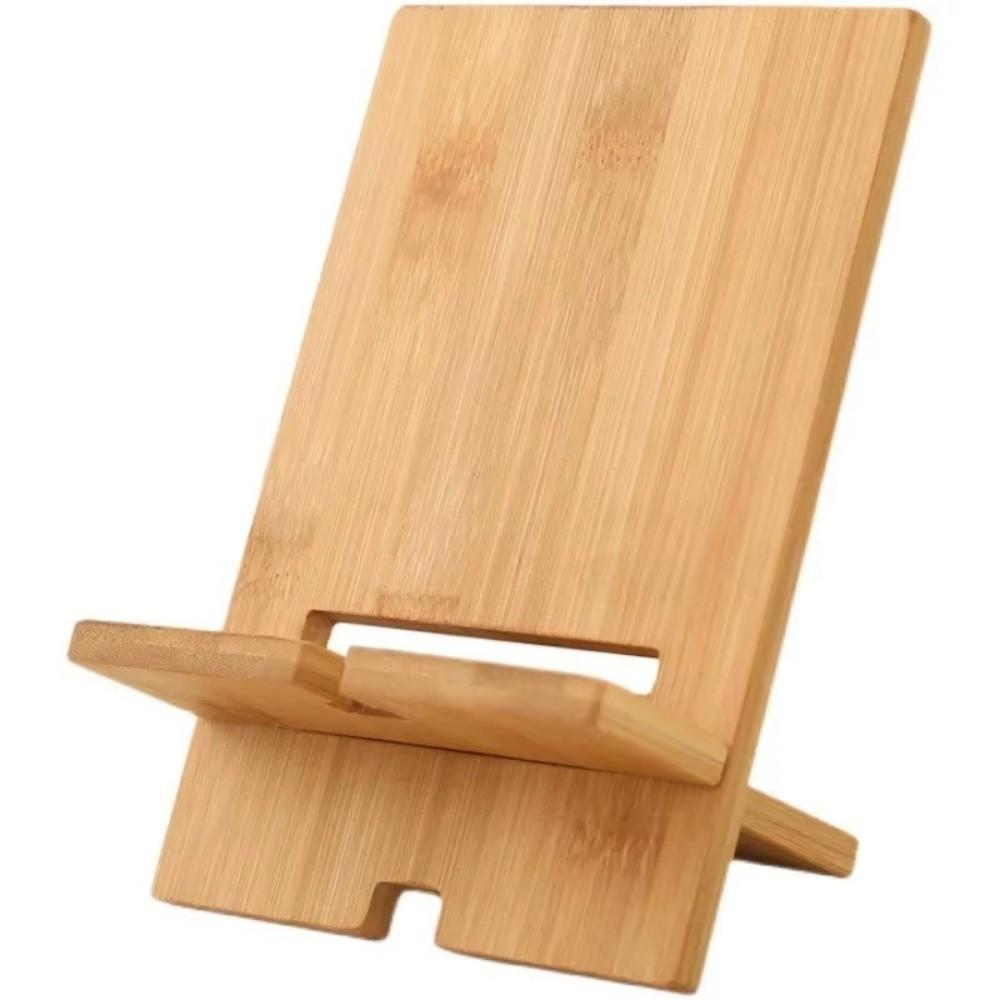 Wooden Mobile Phone Stand Multi-functional Phone Charging Stand Lazy Bracket  For Home/Office