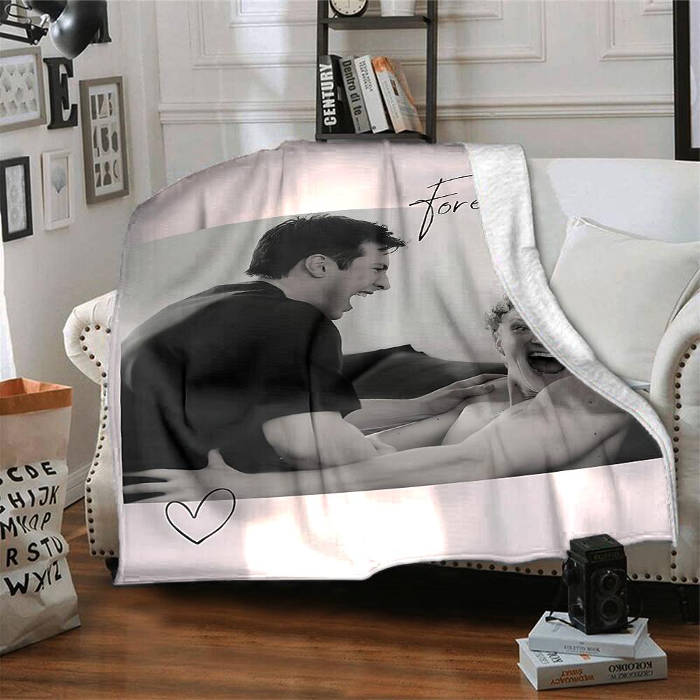Forever Laughter Friendship Blanket Soft Throw Blanket For Home Bedroom Bed Sofa Travel Office Solid Christmas Blanket