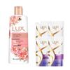 Lux Pink Cherry Blossom Body Wash & Shampoo Set