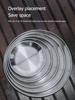 Stainless Steel Plates Dinner Plates Portable Metal Dinner Dishes Feeding Serving Tableware Great for Picnic Outdoor Camping BBQ