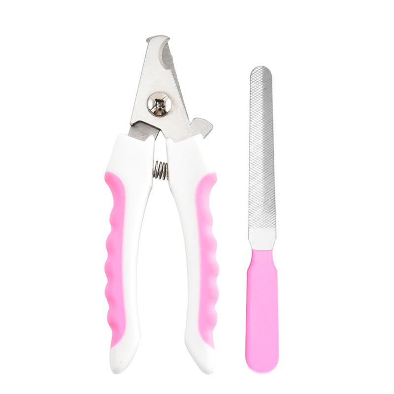 Pet Nail Clippers for Large Dog Nail Trimmer Stainless Steel Scissor Multifunctional Nail Cutter Cat Claw Care Grooming Supplies