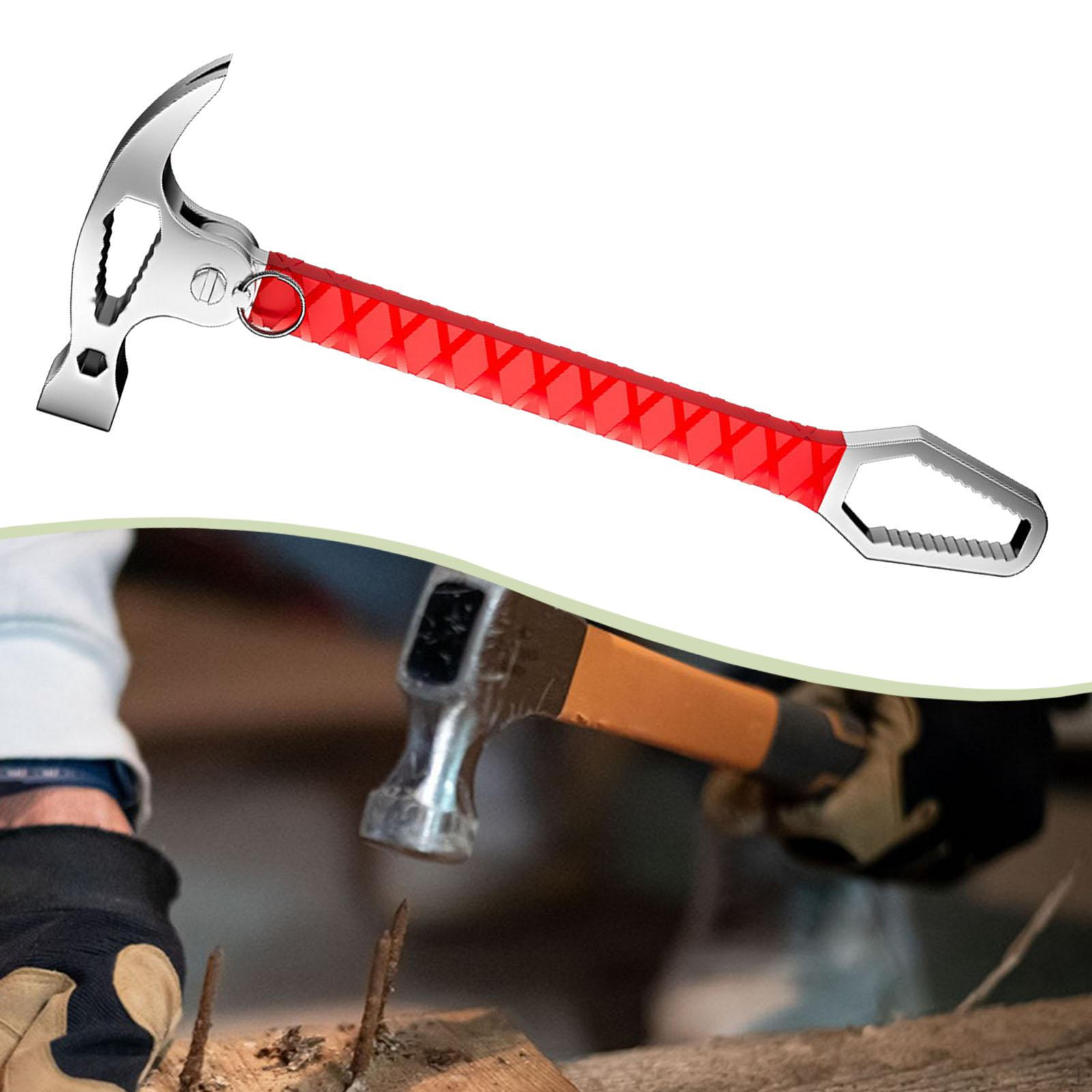 

Claw Mallet 8-22mm Wrench Multipurpose Compact Anti Slip Handle Nailing Nail Starter for