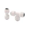 10Pcs 1/4” Slip Lock Quick Access Garden Water Connector Tee Elbow Straight PE Pipe Connector Water Filter Reverse Osmosis Parts