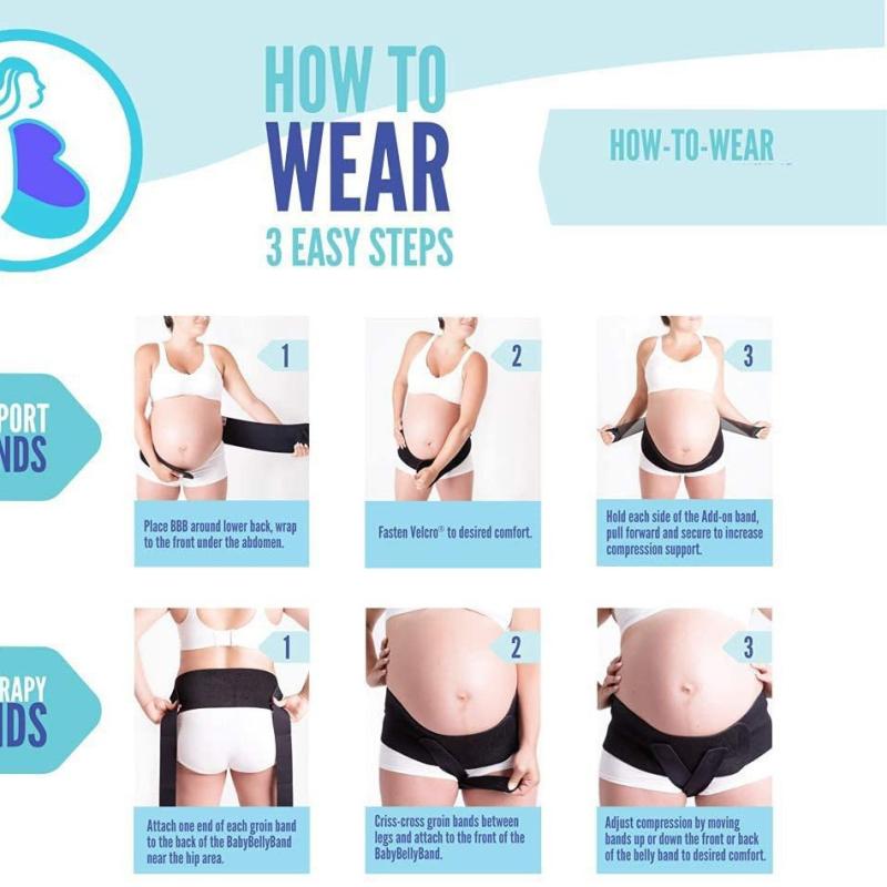 Uterus Support Belt Skin Friendly Highly Stretchy Pelvic Support Belt One Size Adjustable For Vulvar Varicosities For Pregnancy