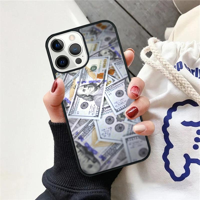 

Dollars Money Phone Case For iPhone 17 Air 15 16 Cover 11 13 14 Pro Max 12 Plus Max Fundas iPhone 16plus