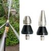High Pressure Sewer Jetter Hose Nozzle 5000 PSI for 14 Pressure Washer Stainless Steel for Effective Drain Cleaning