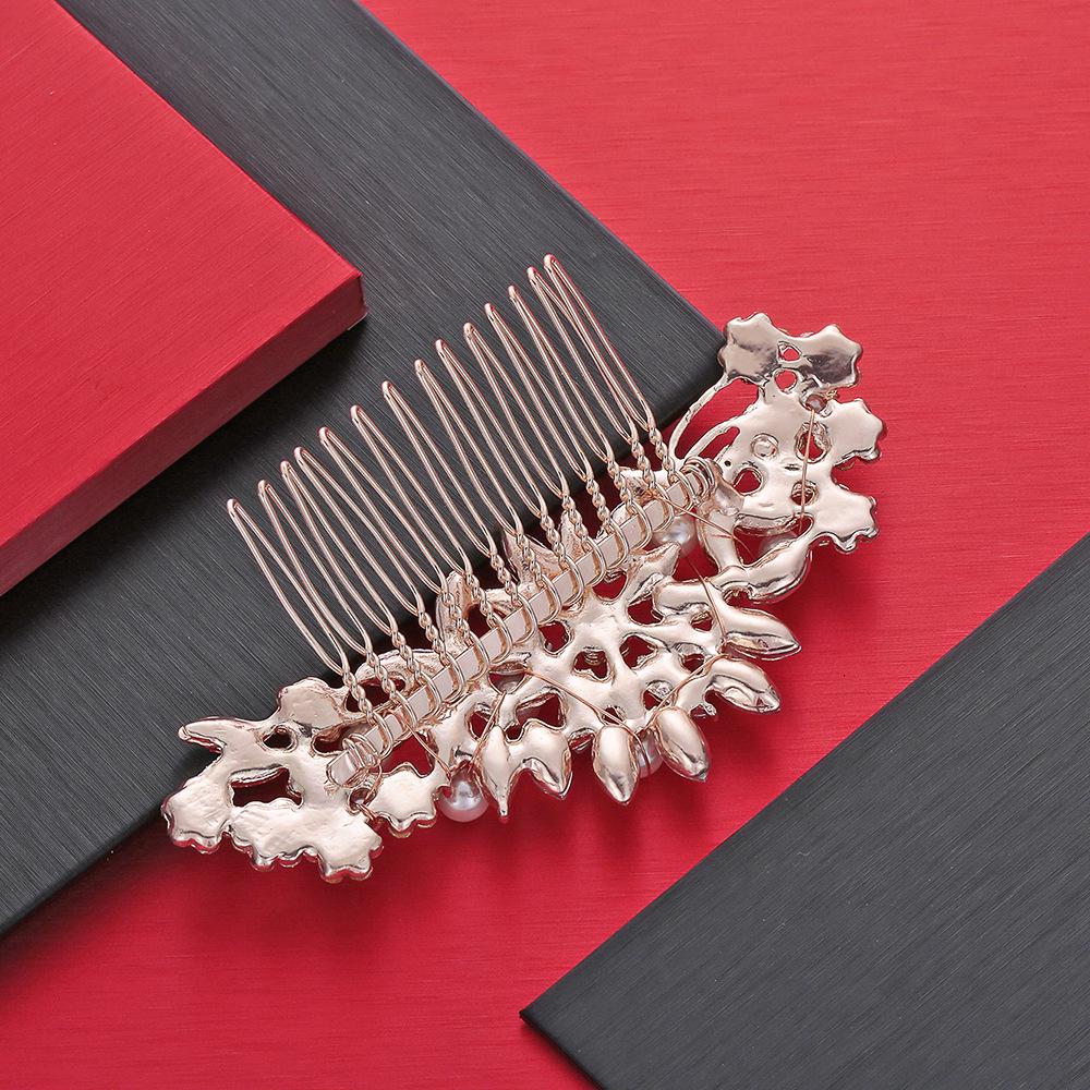 Pearl Rhinestone Bridal Hairpin - Ancient Style Crystal Wedding Headwear