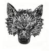 Funny Cosplay Party Costume Mask Black Silver Finish Werewolf Mask  Dress Up Prop