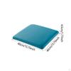 Square Chair Cushion Pad Breathable 15.75x15.75x1.77" Memory Foam Seat Non Slip Bottom