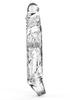 Get Real XL Transparent Penis Sheath 20 X 4cm - Get Real TOYJOY - Penis Sheaths
