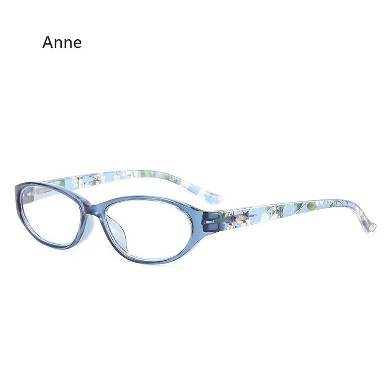 Fashion Women Reading Glasses Flower Print Resin Read Eyeglasses Magnifying Presbyopic Eyewear +1.0~+4.0 Reading Glasses Women