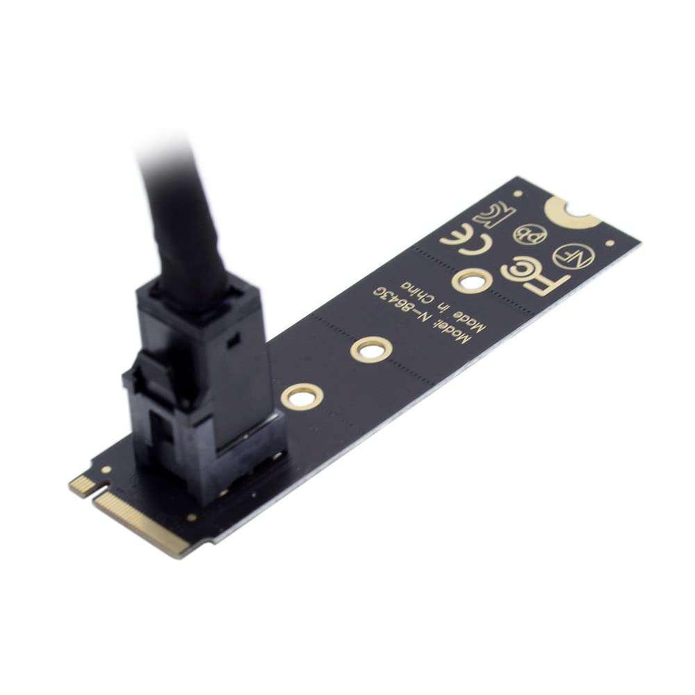 NFHK 22x80mm Kit NVME SSD Adapter for Motherboard SSD 750 P3600 P3700 Mini SAS HD U.2 SFF-8639 PCIe4.0 M.2 SFF-8643