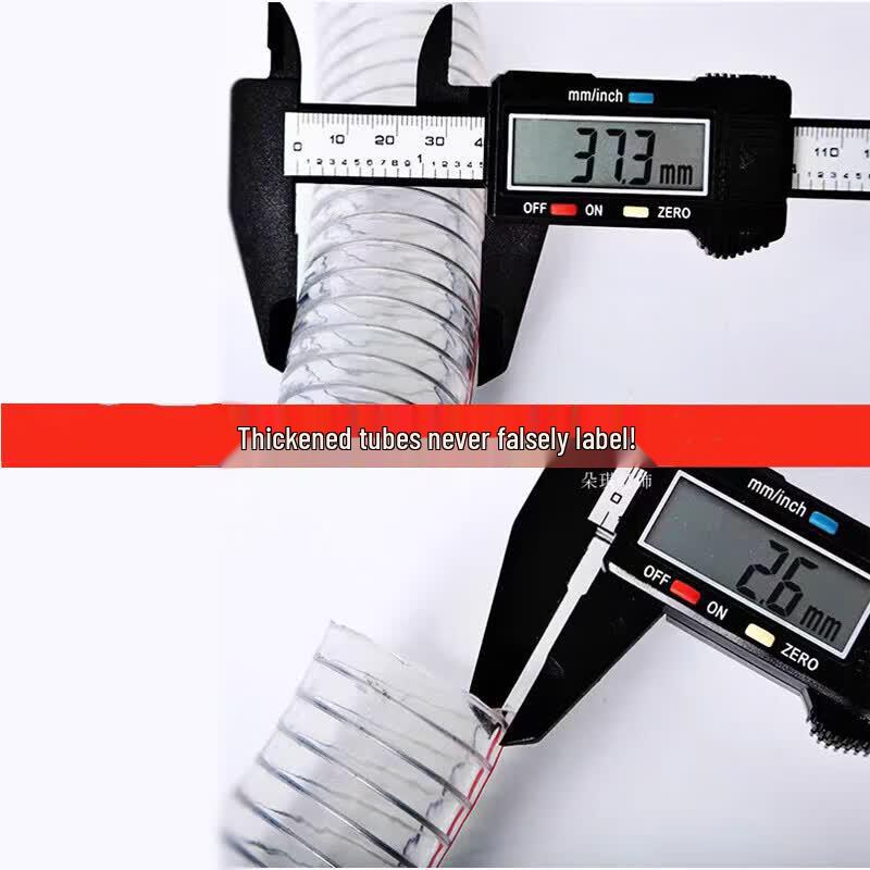 Verstärkter transparenter PVC-Stahldrahtschlauch