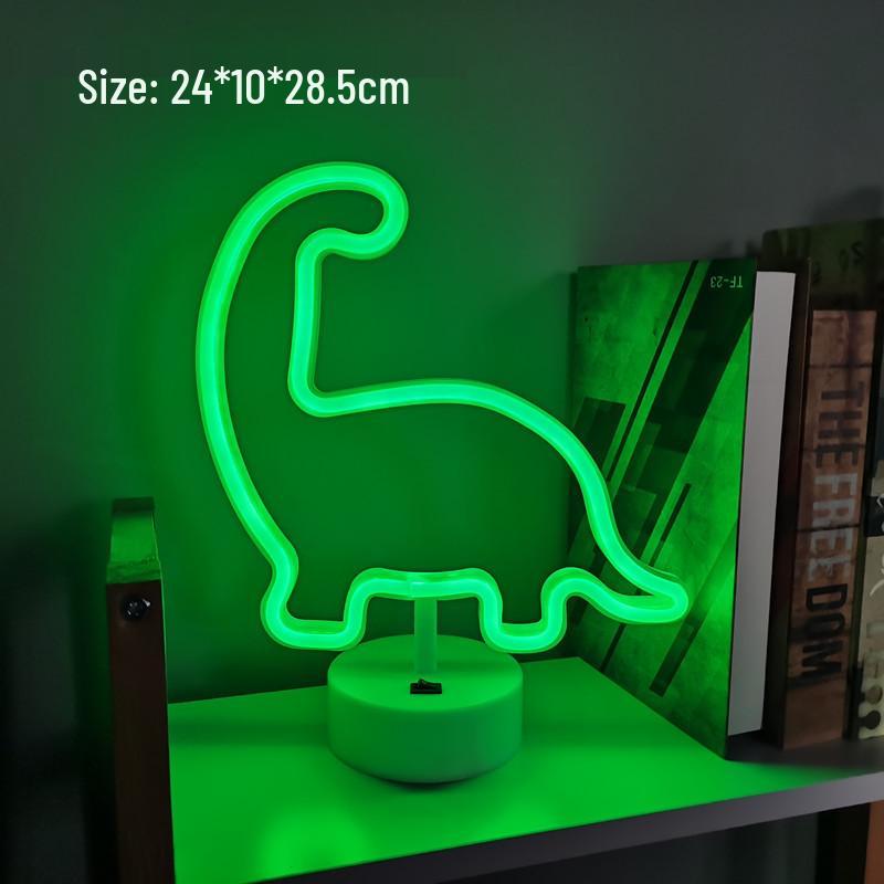 Luz de Mesa LED Neon para E-Sports e Decoração de Quarto