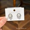 Elegant Hollow Pearl Stud Earrings for Women - Exquisite, High-End, Slimming, and Fashion-Forward Design