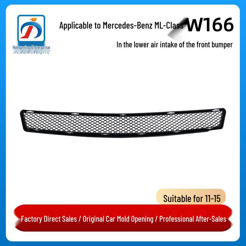 Compatible Mercedes ML-Class W166 Front Lower Air Vent Grille ML350 Net (Part 1668855925)