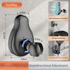 Handbrausehalter Wandmontage Verstellbarer Duschhalter ABS Chrom Schwarz Grau Badezimmer Duschmontagehalterungen