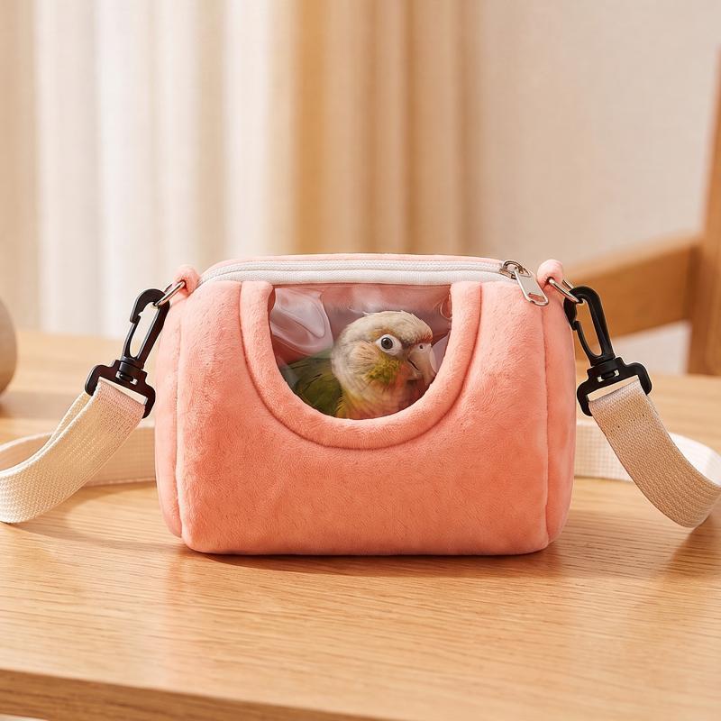 1 Pezzo Zaino Piccolo per Animali Domestici Borsa Trasportino Criceto Cilindro Portatile Borsa a Tracolla Scoiattolo Volante Viaggio Rete Traspirante Tasca Articoli per Animali Domestici