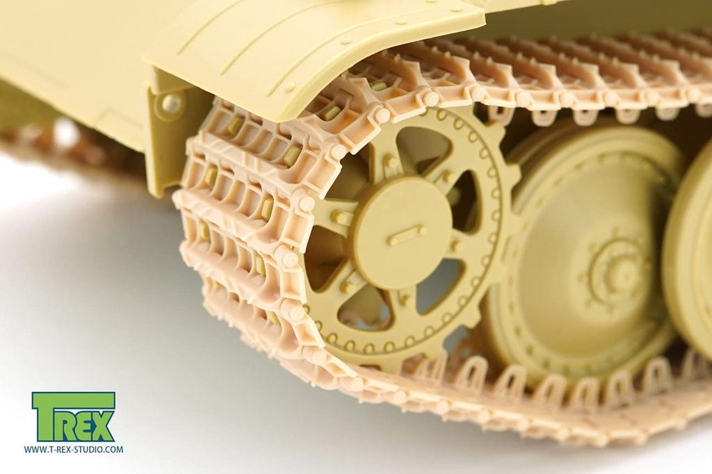 Studio World War II German Panther Tank Movable Track Early Model Plastic Model Parts TR85006 T-Rex 1/35