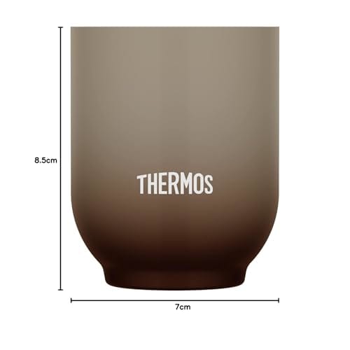 Thermos Vacuum Insulated Cup 240ml Brown Hot Water JDT-240 BW