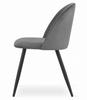 BELLO Chair - Dark Gray Velvet / Black Legs X 1