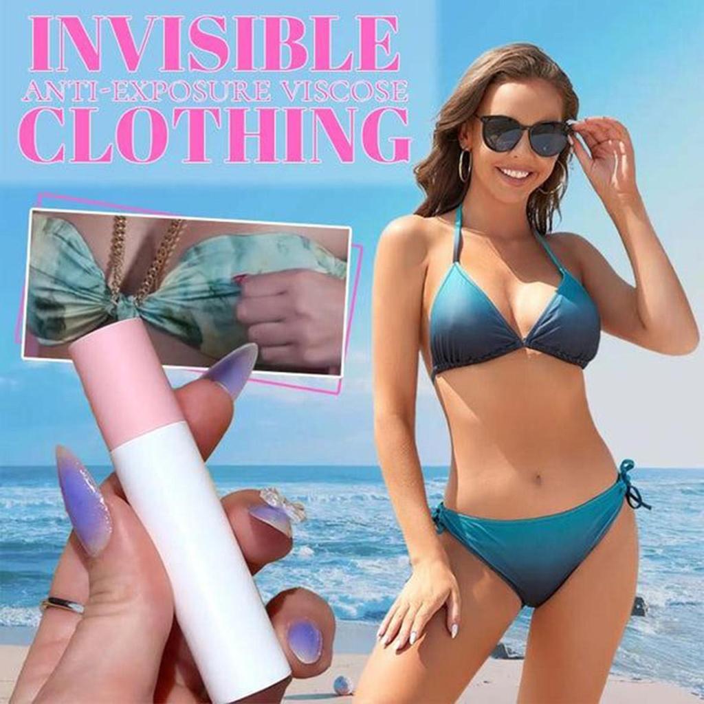 Anti-Slip Glue 20g Roll On Skin Adhesive For Clothing Dress Body Skin Anti-exposure Bra Non-slip Fixed Protect Girls' Privacy