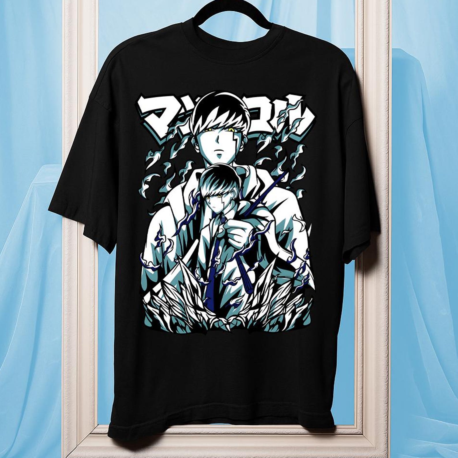 Anime Shirt Streetwear, Manga Inspired Graphic Tee, Otaku Weeb T-Shirt Gift L