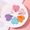 Heart-Shaped No-Drill Adhesive Hook for Kitchen, Bathroom, Door, Clothes, and Hat - Multi-functional and Seamless