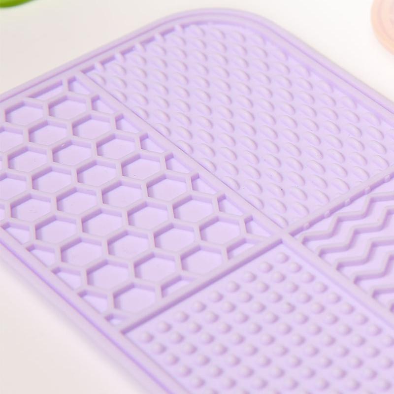 1PC Silicone Pet Licking Pad Dog Licking Pad Pet Suction Pad Anti-Choking Slow Food Bowl