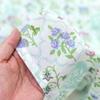 Tomo Corporation Noren Lace Flower Room Product Curtain, Pattern, Blue, Long, Divider, 100% Cotton, 85x150cm, Number 15625-870-343