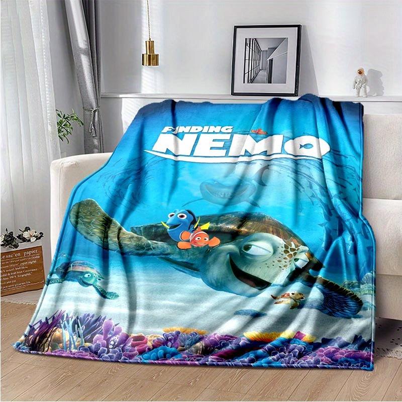 1pc Finding Nemo Printing Blanket - Soft, All-Season Throw for Living Room, Bedroom,Personalized Gift with Adorable Cartoon Design