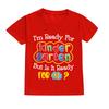 Kids First Day of Kindergarten Funny Back To School TShirt for Girl Boy Kindergarten PREK First Day of School Top Clothes
