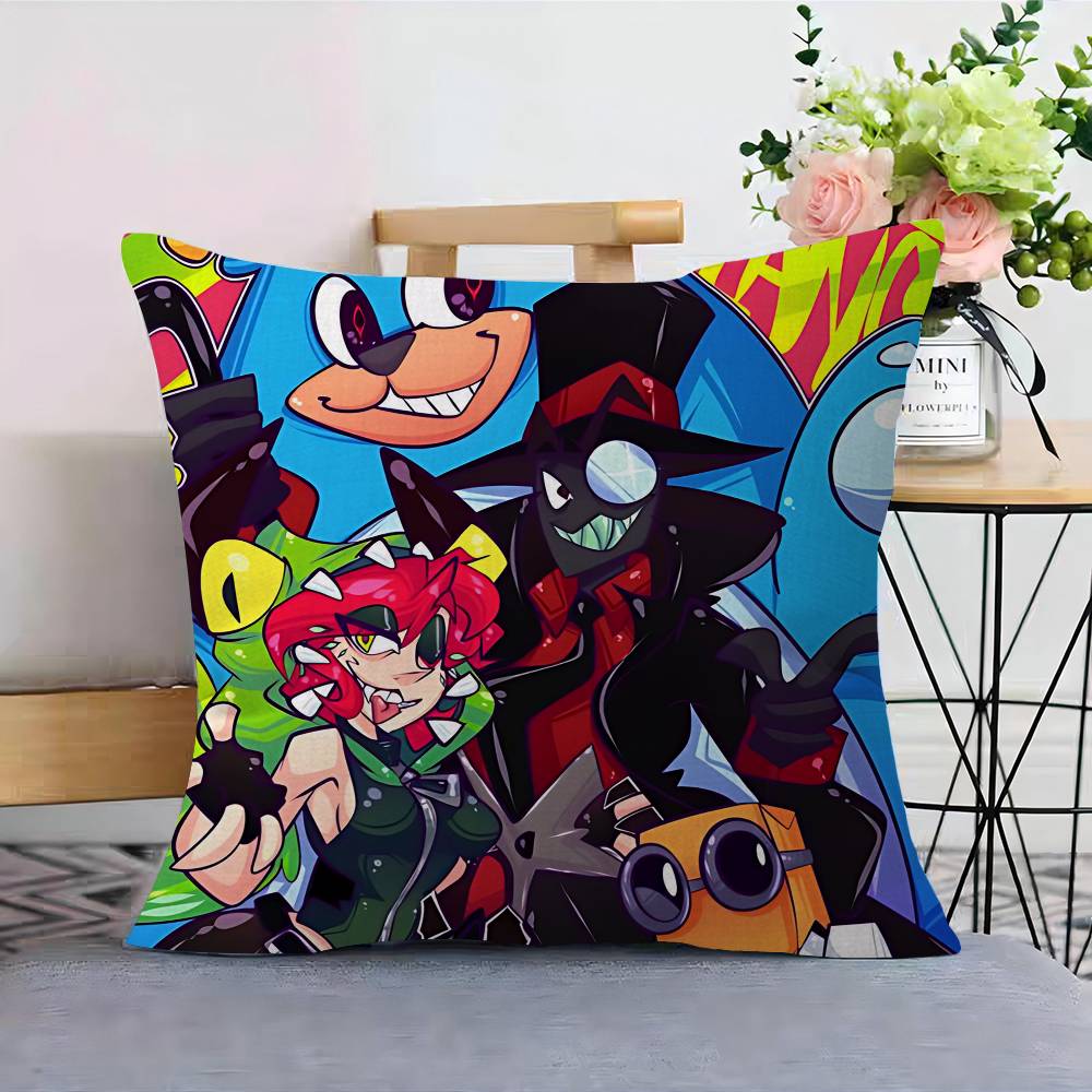 Cartoon Villainous Anime Personalized Pillow Cover Kids Bedroom Wild Party Decor Pillowcase Kid Birthday Shower Gift