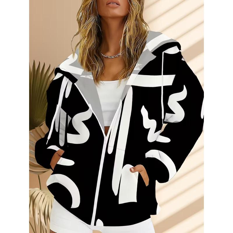 Women's Autumn and Winter Zipper Sweatshirt