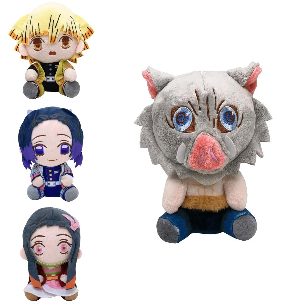 Demon Slayer Klinge Plüschpuppe Cartoon Kawaii Anime Tanjiro Weich und sicher für Kinder Tolles Geschenk