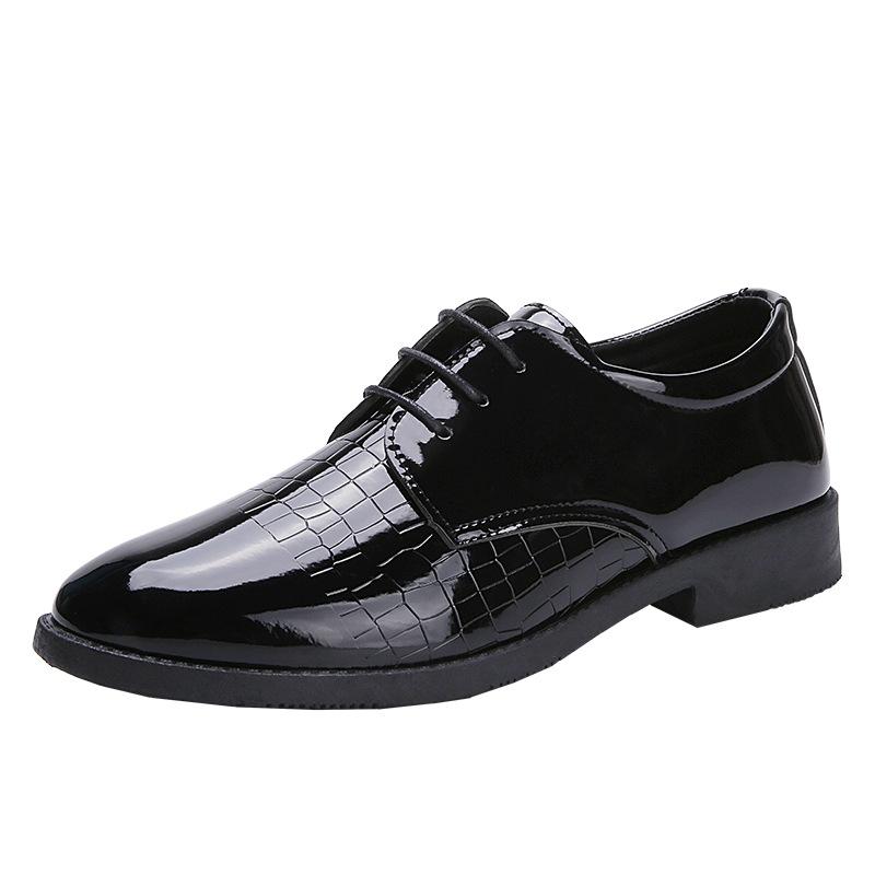 Autumn and winter men's leather shoes business dress leather shoes British Korean version casual men's leather shoes youth versatile men's leather sho