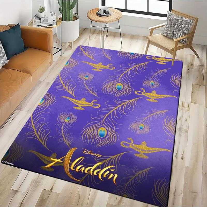 Aladdin Pattern Door Mat Carpet for Living Room Sofa Washable Bedroom Kitchen Hallway Home Decoration Sofa Table Kids Area Rugs