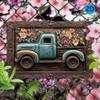 2d Flat 30*20cm, Vintage Truck Wooden Wall Art Wooden Sign, Durable, for Room, Home, Restaurant, Kitchen, Garage, Bar, Cafe, Pub, Garden.