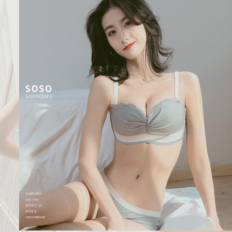 Women Push Up Bras Wireless With Pad Girls Lace Bras Female Underwear