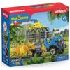 Mission de transport Dino, coffret de 43 pièces avec figurine tricératops et camion de transport, jouets dinosaures pour enfants