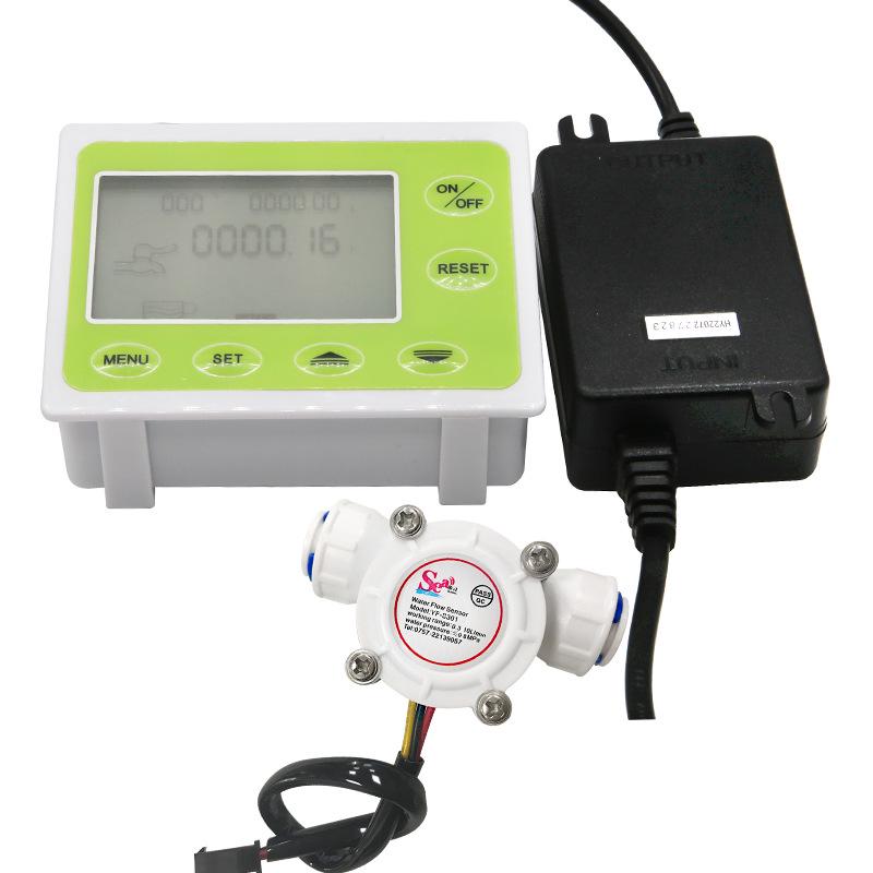 Intelligent Digital Water Flow Meter with Flow Rate and Shortage Alarms