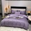 100% Egyptian Cotton Duvet Cover Luxury Solid Color Comforte Quilt Cover for Single Double Queen King Bed Soft Skin-friendly 1pc